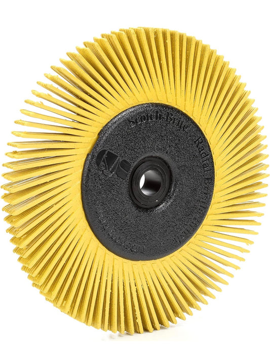 3M Cubitron Radial Bristle Brush, 6 in x 1/2 in x 1 in