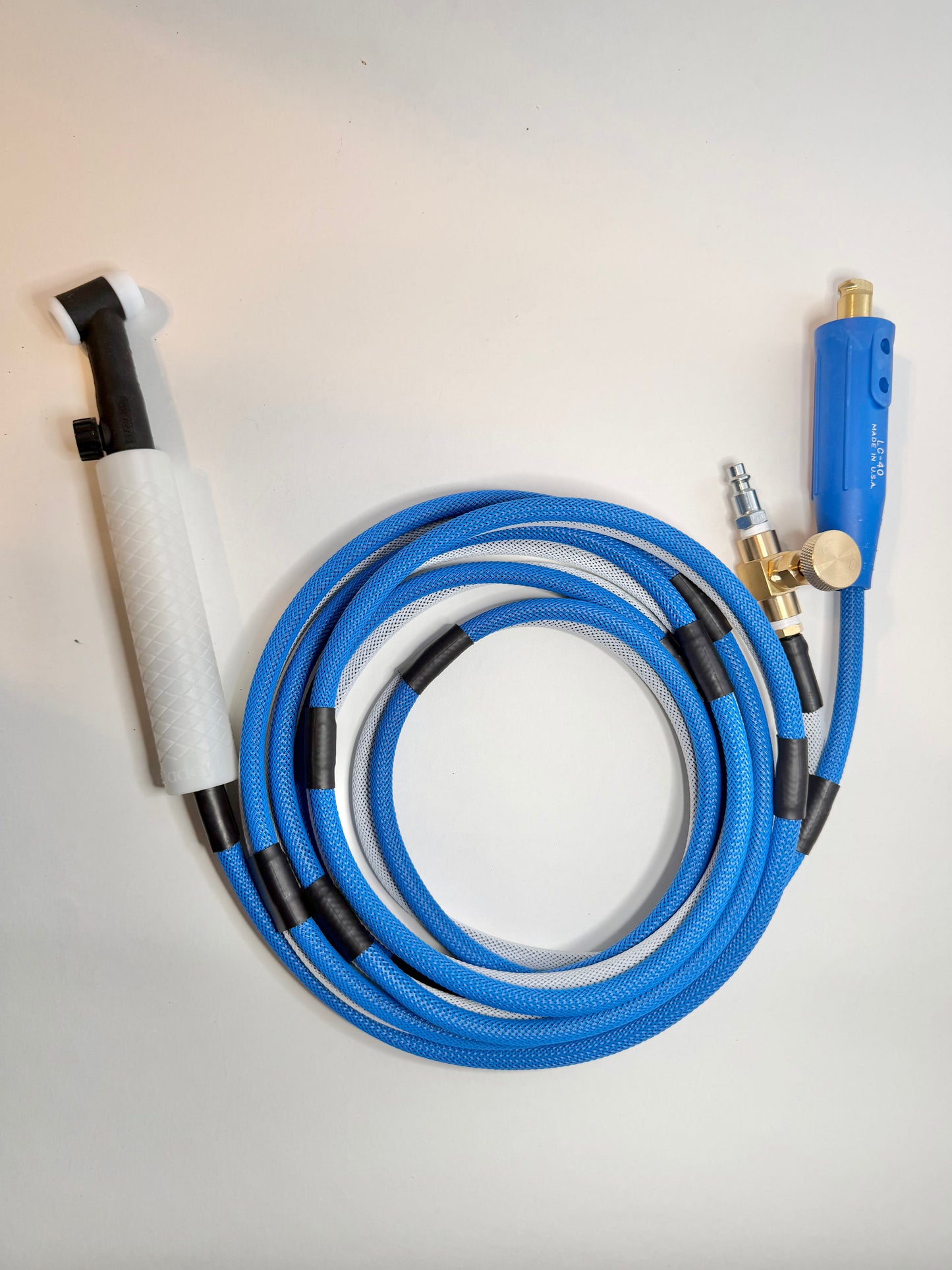 Blue and White 150A 2-Piece Tig Rig (Ready to Ship)