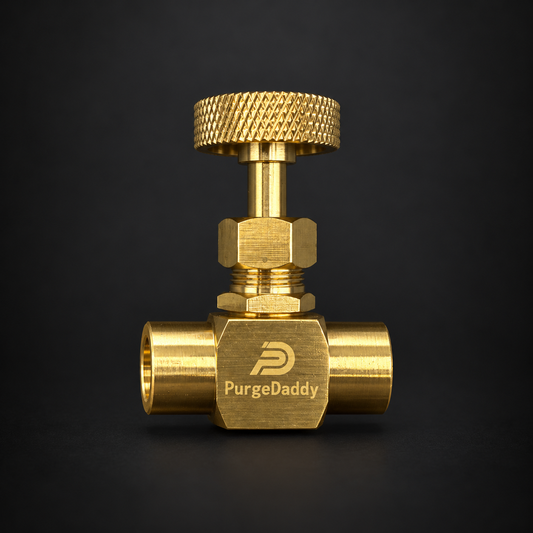1/4 FNPT Brass Needle Valve