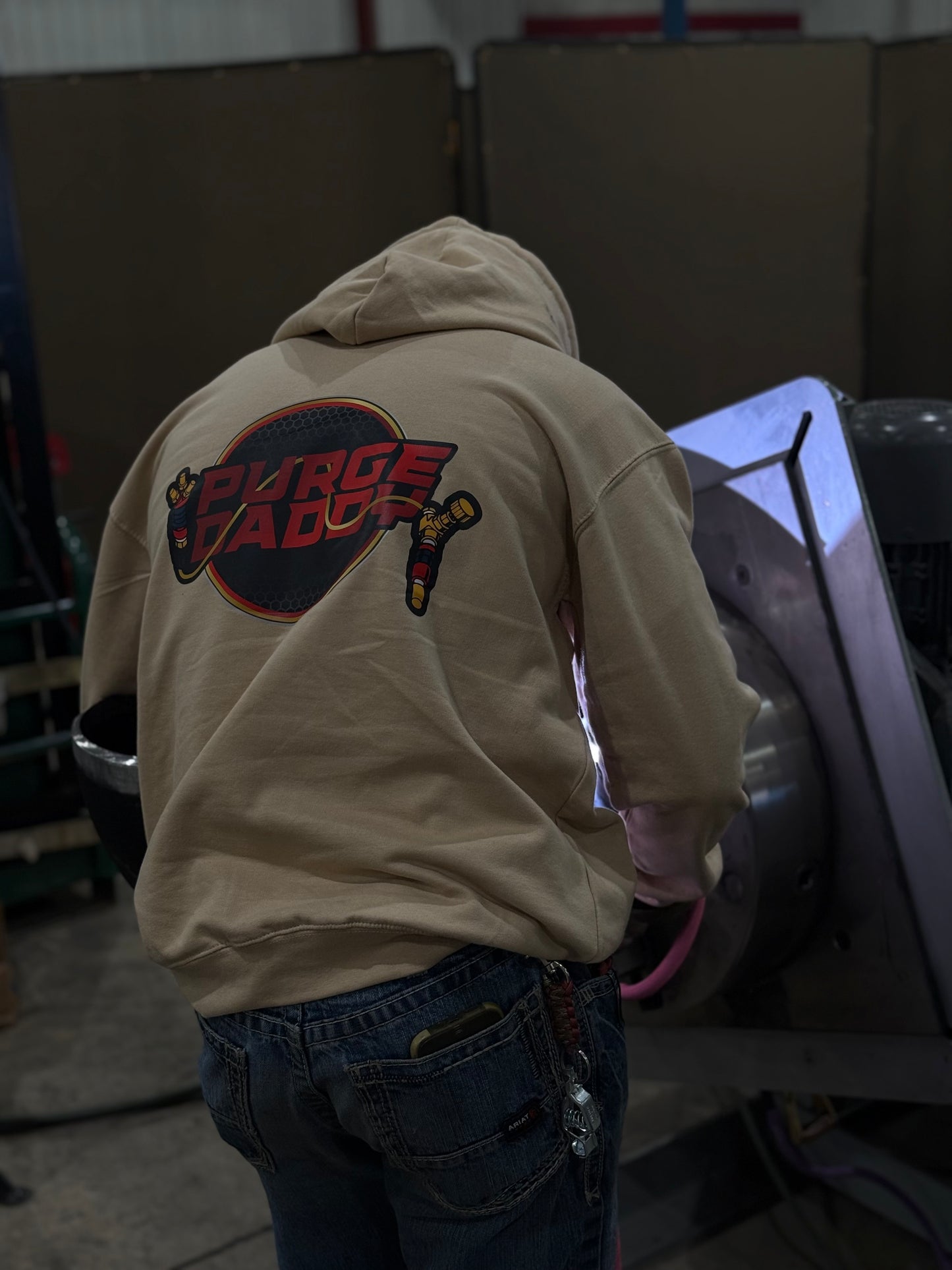 PurgeDaddy Kahki Hoodie