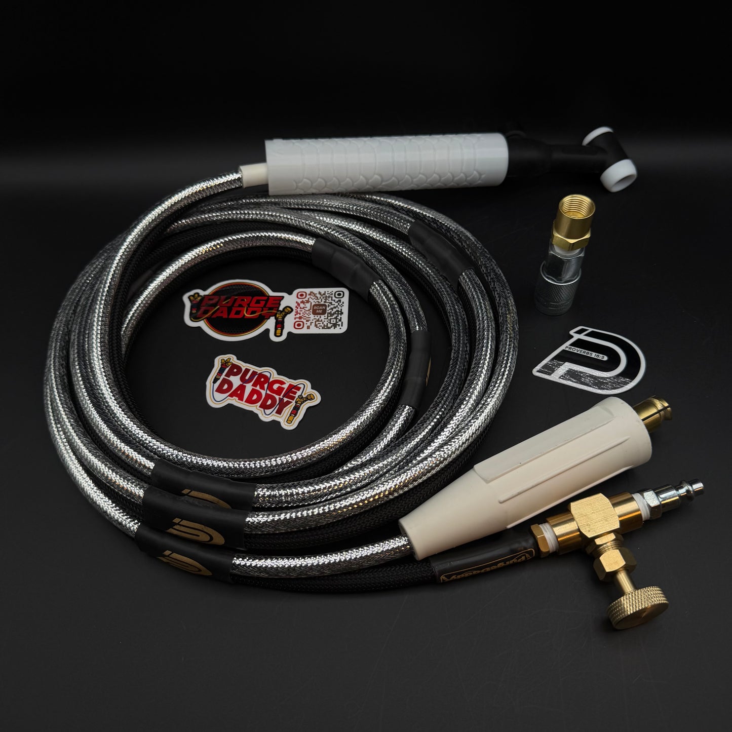 1 of 1 Silver 200A 2-Piece Tig Rig (Ready to Ship)