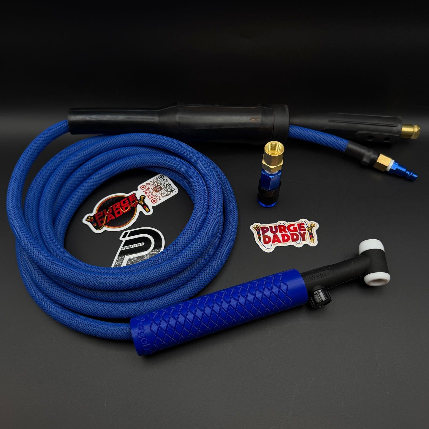 Blue PurgeDaddy 150A 1-Piece  SuperFlex Tig Rig (Ready To Ship)