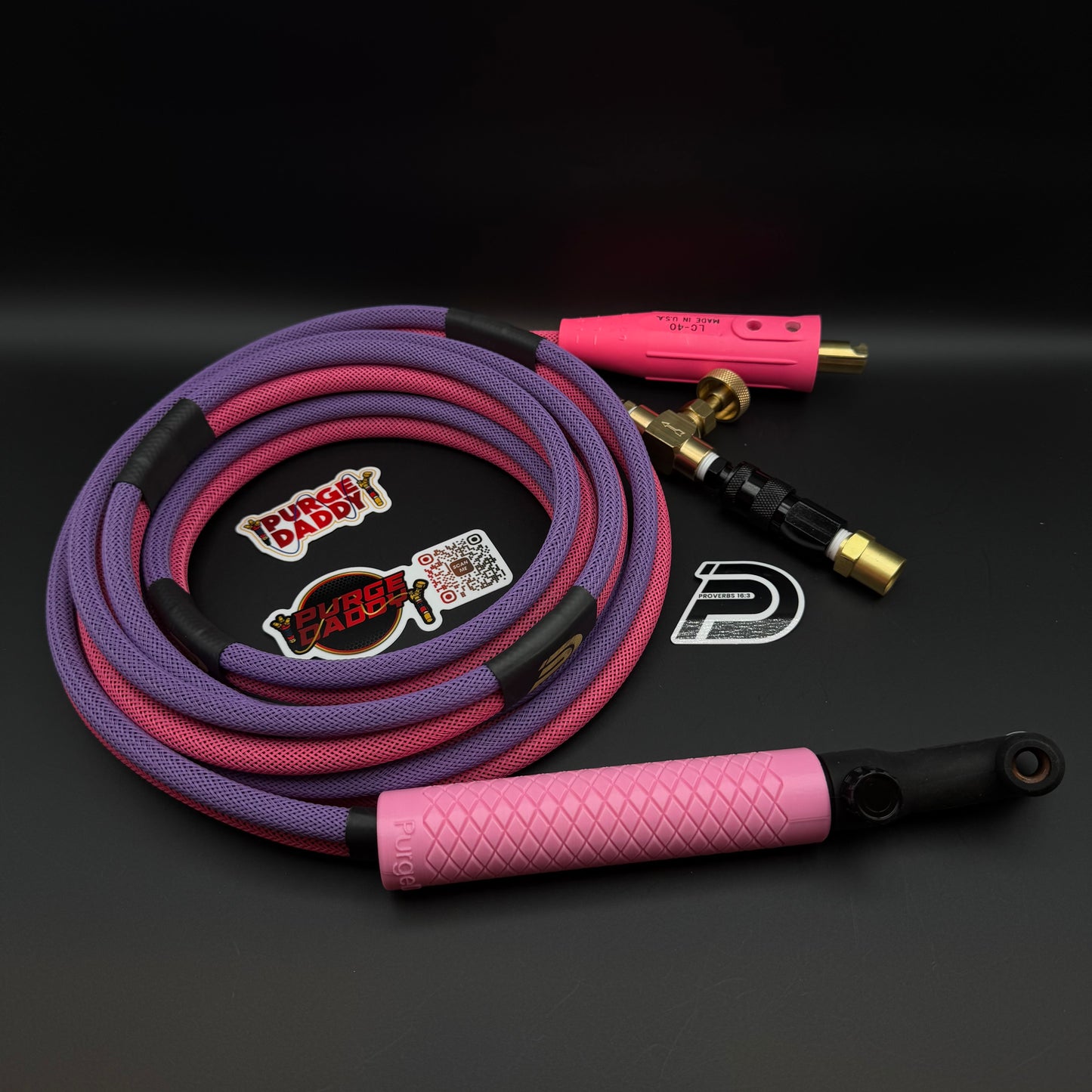 Pink and Lavender 250A 2-Piece Tig Rig (Ready to Ship)